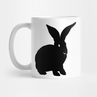 Rabbit Bunny Black Silhouette Animal Pet Cool Style Mug